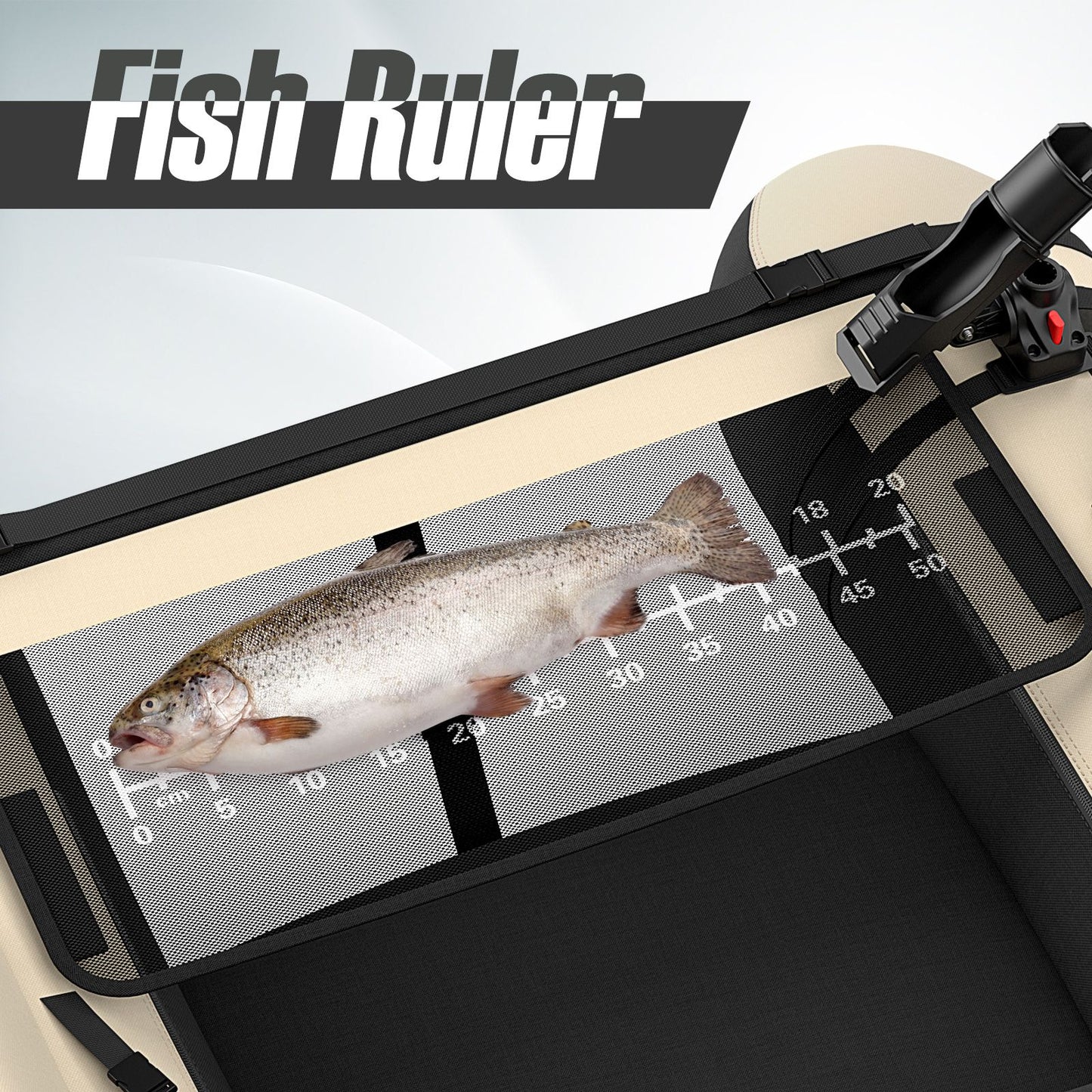 Inflatable Fishing Float Tube with Pump, Paddle, and Storage Compartments