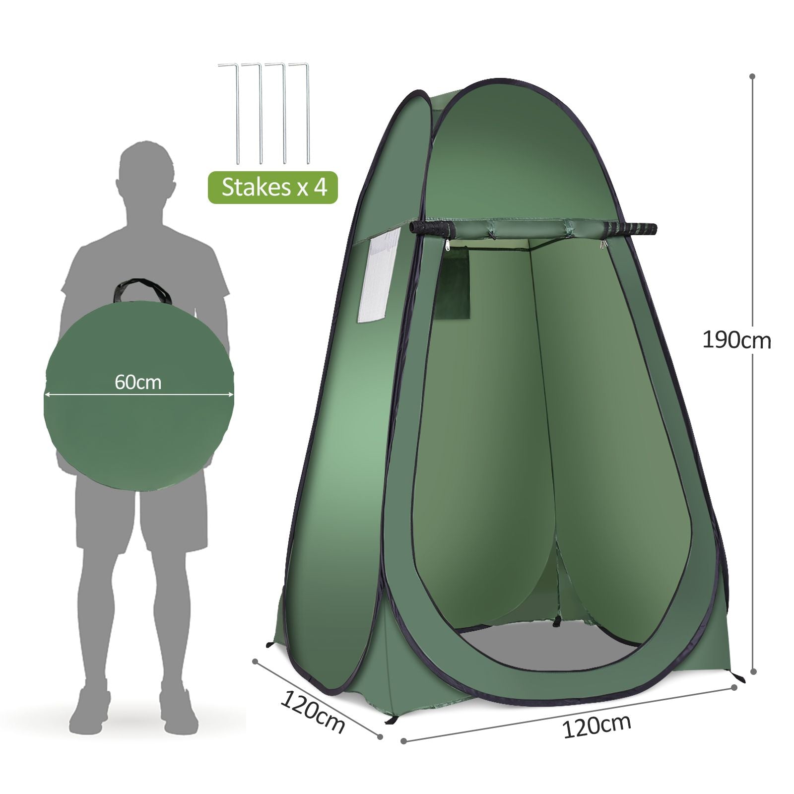 Portable Pop up Camp Tent Dressing Changing Room