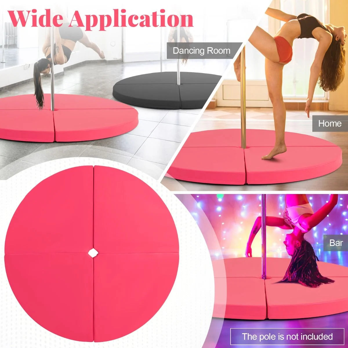 Professional Pole Dance Crash Mat with EPE Foam for Home and Gym Use