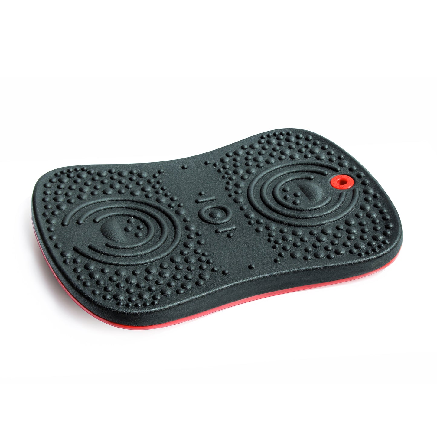 AFS-TEX® Active Balance Board – Anti-Microbial Wobble Board for Standing Desks & Exercise, 35 x 50cm, Black