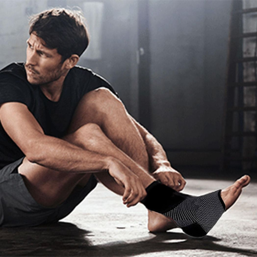 PMS Comfortable Ankle Sports Support Sleeve – Breathable Compression for Sports & Injury Relief