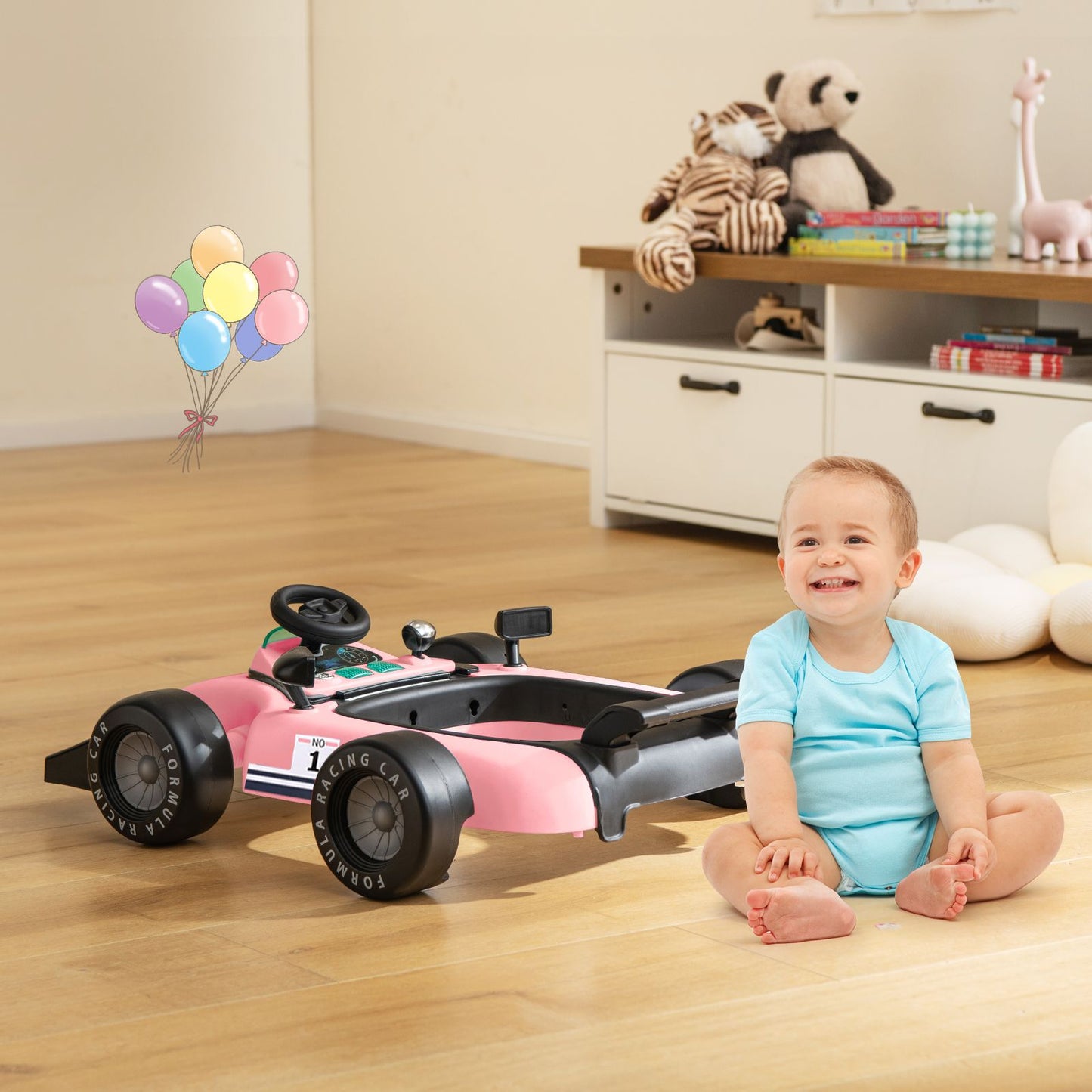 4-in-1 Adjustable Height and Speed Baby Push Walker