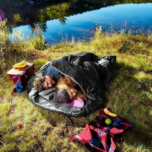 Extra Large Waterproof Double Sleeping Bag with Carrying Bag