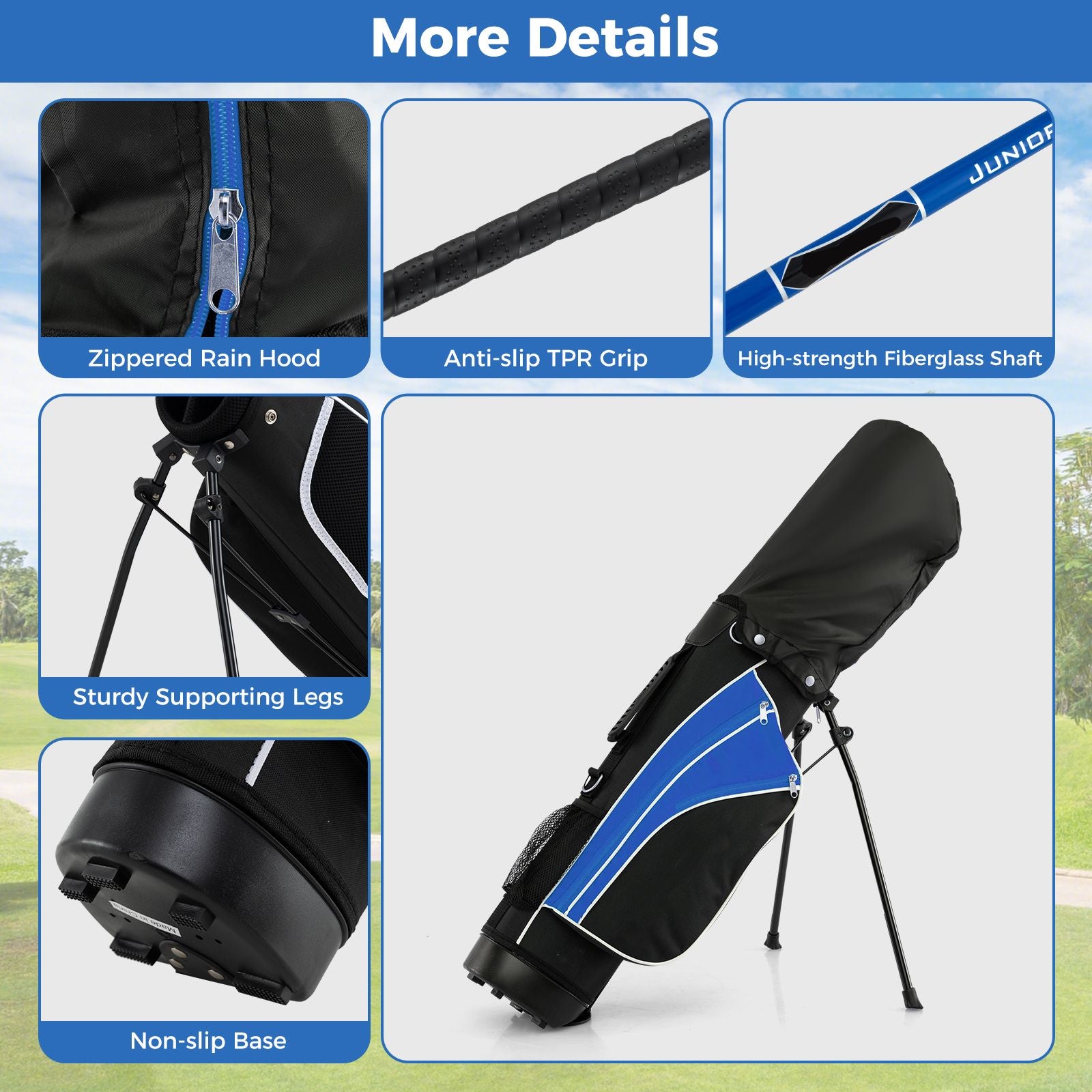 Complete Golf Club Set for Children Aged 8-13 Years