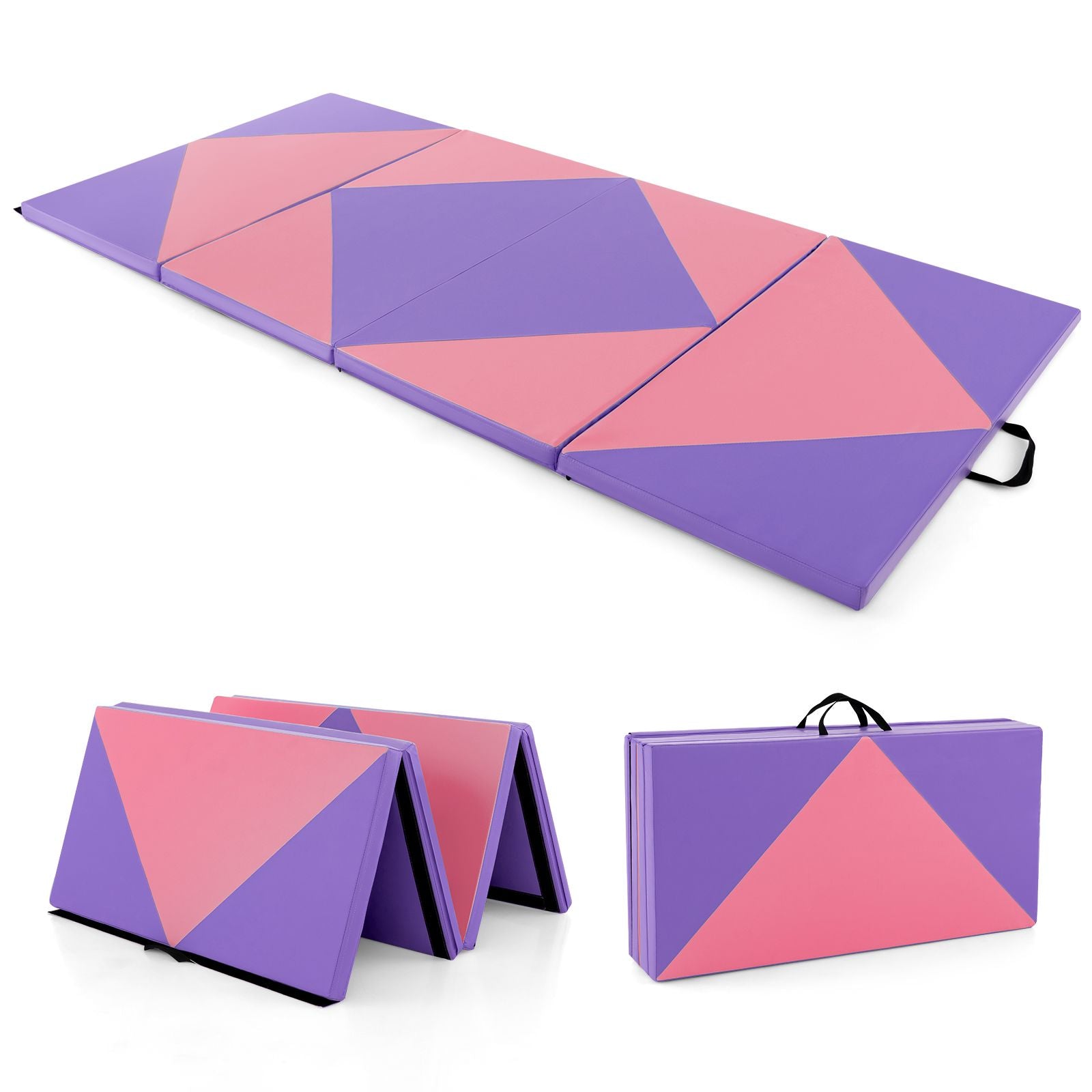 240 cm PU Leather Folding Gymnastics Mat