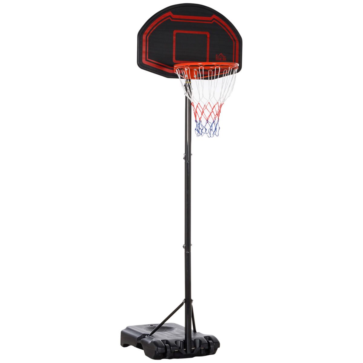 Adjustable Basketball Hoop Stand with Wheels & Fillable Base – 210-260cm