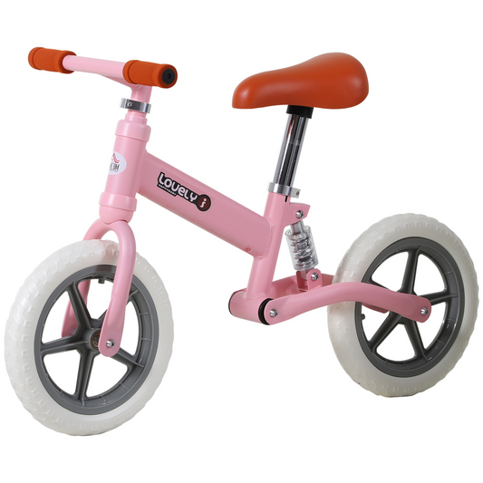 Kids Balance Bike with Adjustable Seat – No Pedals Training Bicycle for Ages 2-5 Years