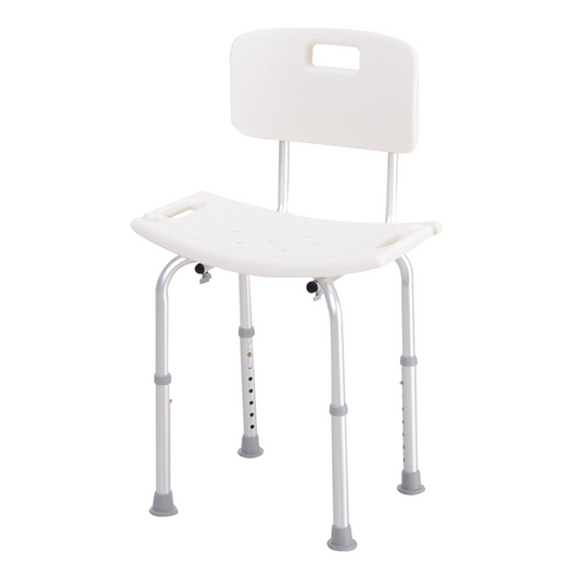 Adjustable Bath Chair for Safety - Durable Shower Seat for Elderly & Disabled - All Round Fitness