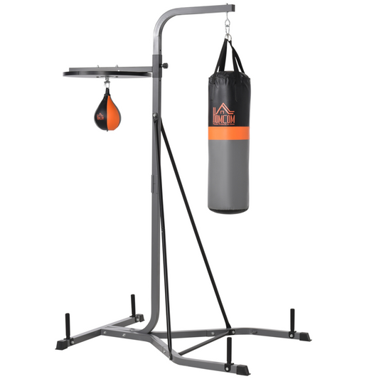 Ultimate Freestanding Punch Bag & Speedball Training Station by HOMCOM - All Round Fitness