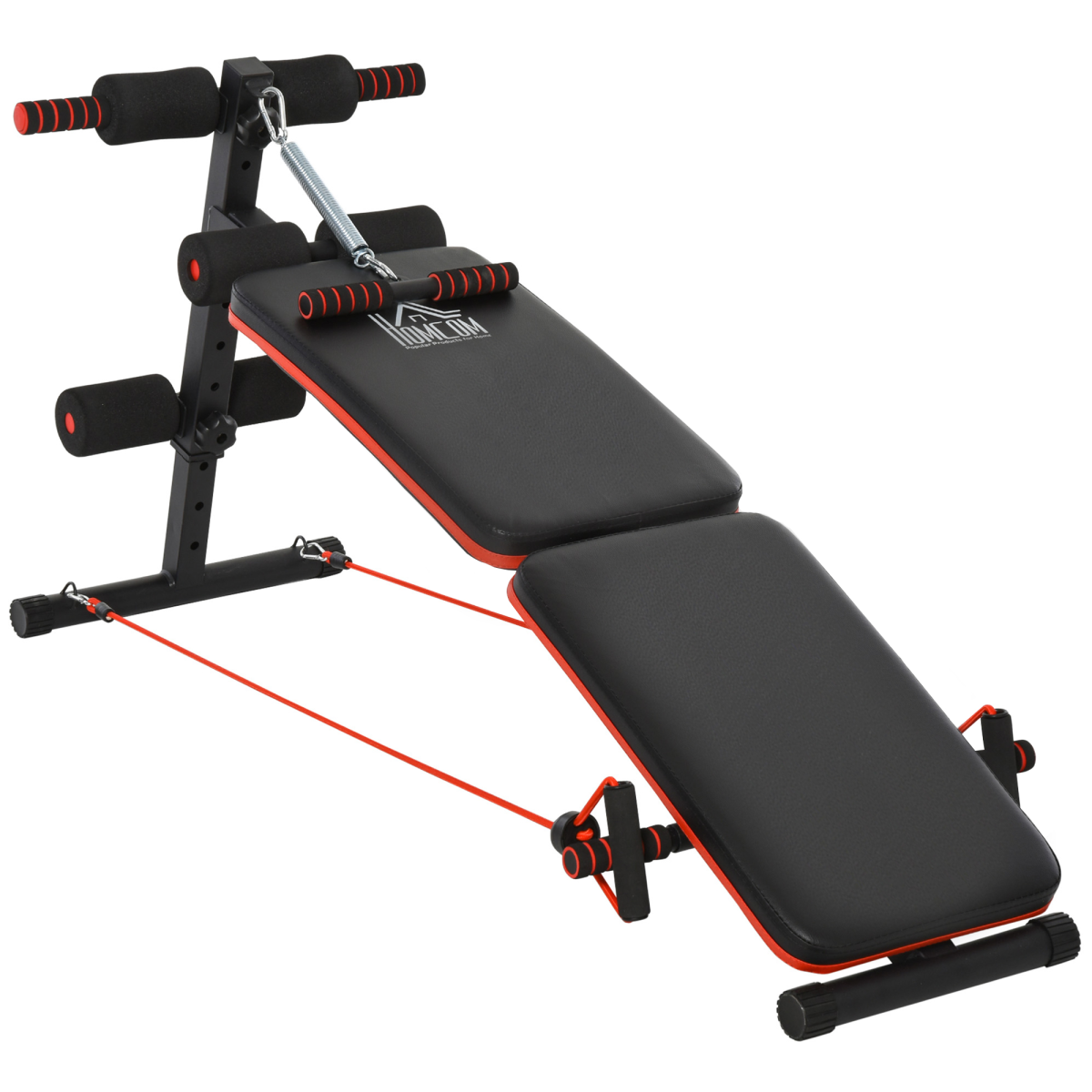 Ultimate Foldable Sit-Up Bench - Home Gym Core & Flexibility Trainer - All Round Fitness