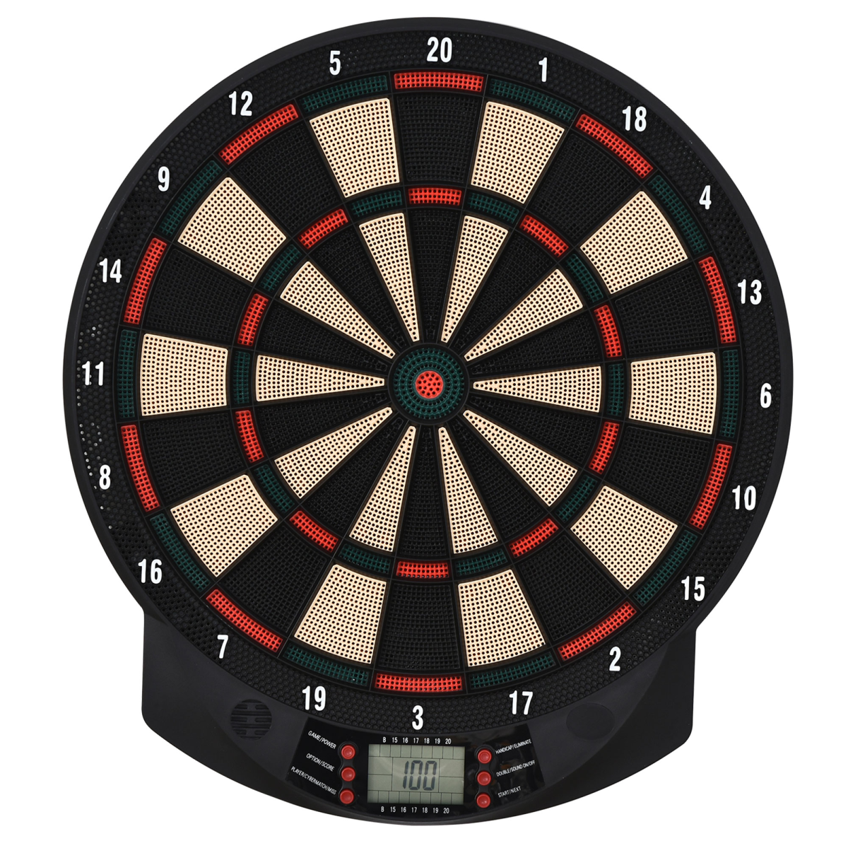 Electronic Dartboard with LCD Display – 26 Games, 185 Variations, 6 Darts & 30 Tip