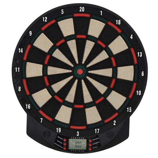 Electronic Dartboard with LCD Display – 26 Games, 185 Variations, 6 Darts & 30 Tip