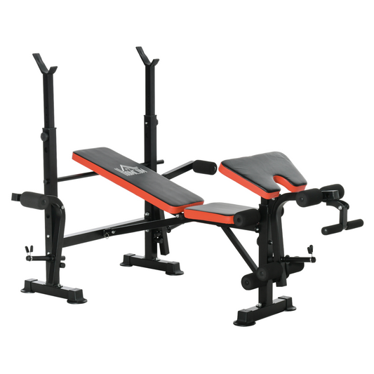 Ultimate Adjustable Weight Training Bench with Squat Rack & Leg Extension - All Round Fitness