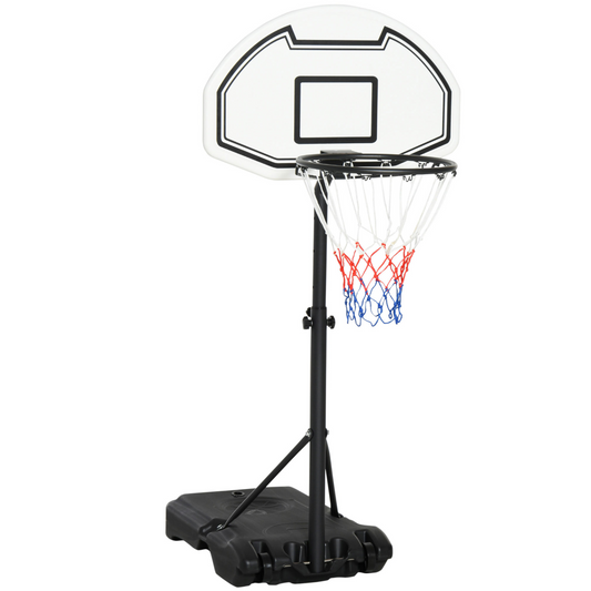 Basketball Stand with Adjustable Hoop – 94-123cm Height, Portable Poolside Net