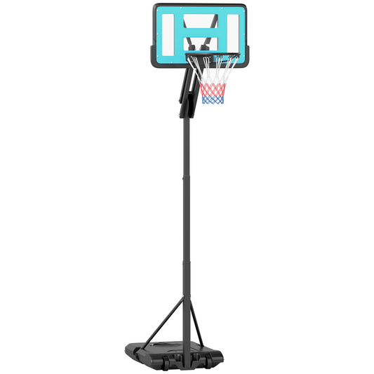 Portable Basketball Hoop – Adjustable 146-236cm with Fillable Base & Wheels