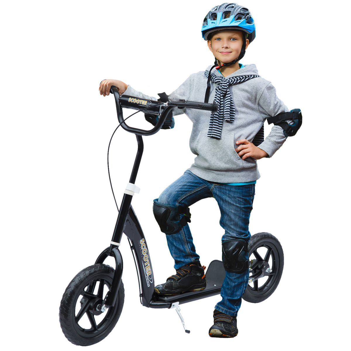 Adventure Awaits: HOMCOM 12" Kids Stunt Scooter - Fun & Safe Ride! - All Round Fitness