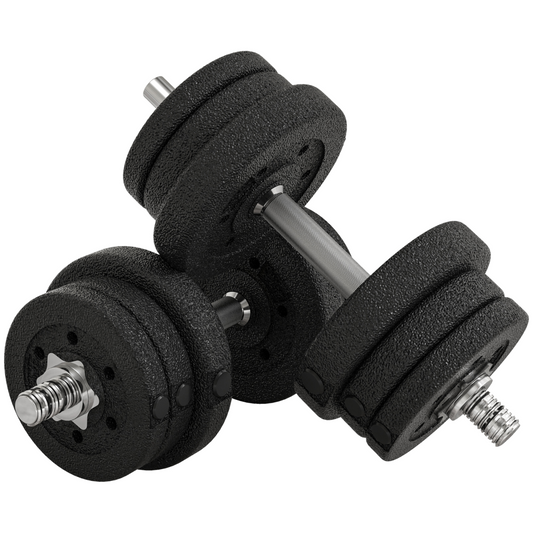 25kg Adjustable Dumbbell Weight Set – Hand Weights for Body Fitness