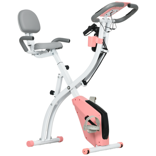 Transform Your Fitness: 2-in-1 Adjustable Upright & Recumbent Exercise Bike - All Round Fitness