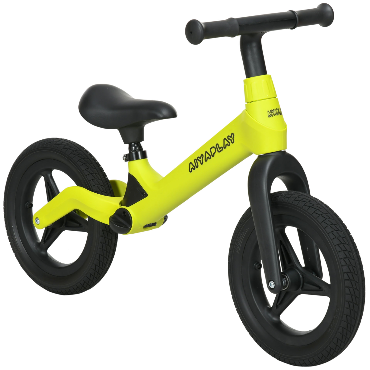 Baby Balance Bike – Adjustable Training Bike with Seat & Handlebar, 12” Wheels, Green - All Round Fitness