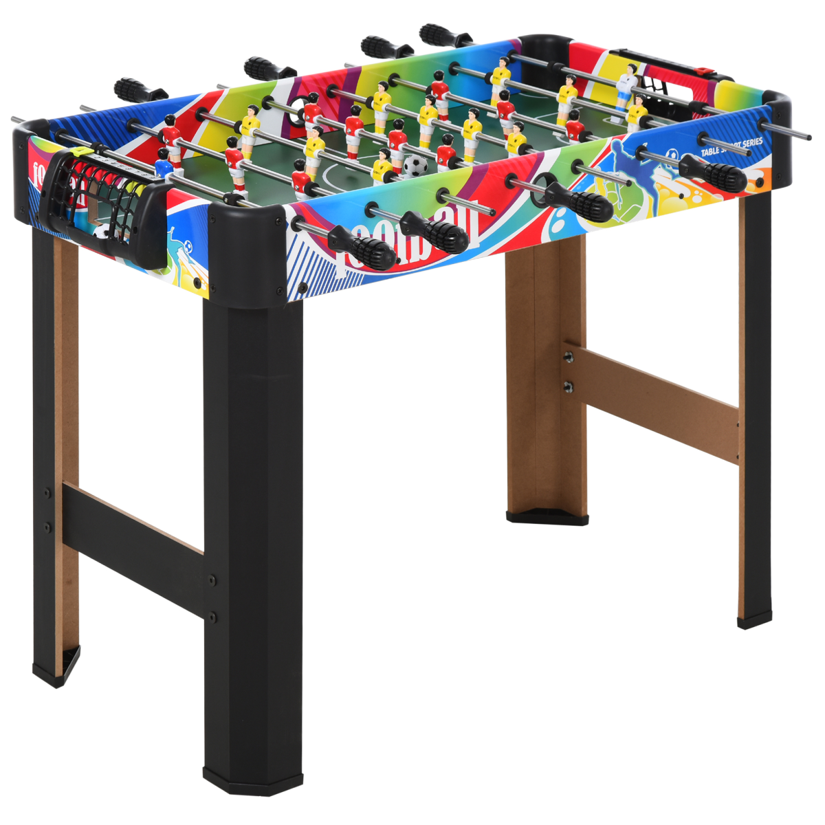 Classic 2.8FT Football Table - Ultimate Pub Game for Home Fun & Competition! - All Round Fitness