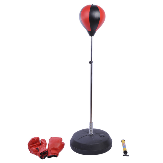 Ultimate Kids Boxing Set: Adjustable Punching Ball & Gloves for Active Play! - All Round Fitness