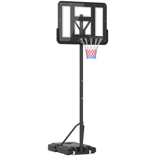 Basketball Hoop Stand – Adjustable 231-305cm with Fillable Base & Wheels