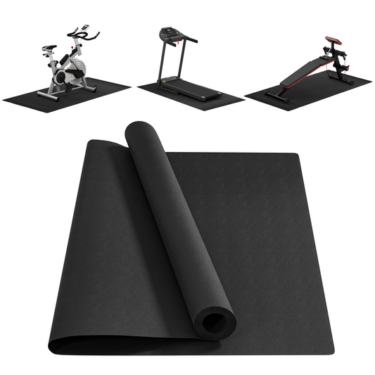 Protective Thick Gym Equipment Mat - Anti-Slip, Durable & Portable by HOMCOM - All Round Fitness