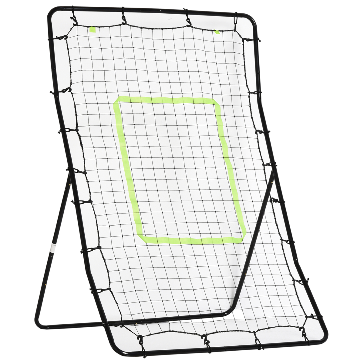 Rebounder Net with Target Zone – Kickback Training Equipment for Baseball & Ball Games - All Round Fitness