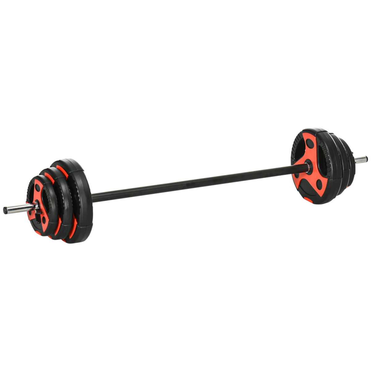 SPORTNOW 20kg Adjustable Barbell Weight Set for Ultimate Home Strength Training - All Round Fitness