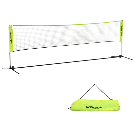 SPORTNOW 4m Adjustable Badminton Net – Multi-Sport Net for Tennis, Pickleball & Volleyball