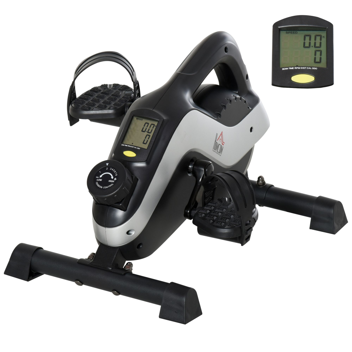Portable Mini Magnetic Exercise Bike with LCD - 8 Resistance Levels, Compact Fit! - All Round Fitness