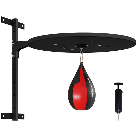 Adjustable Speed Bag Platform – Wall-Mount Punching Bag Training Kit with Pump