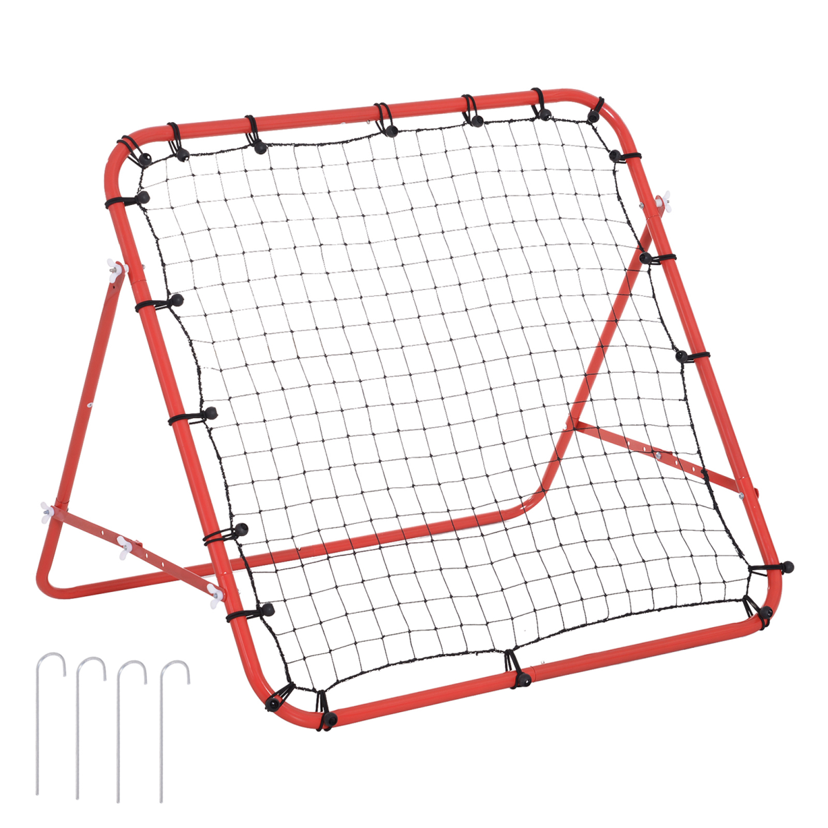 HOMCOM Versatile Rebounder Net - Elevate Your Game in Baseball, Soccer & More! - All Round Fitness