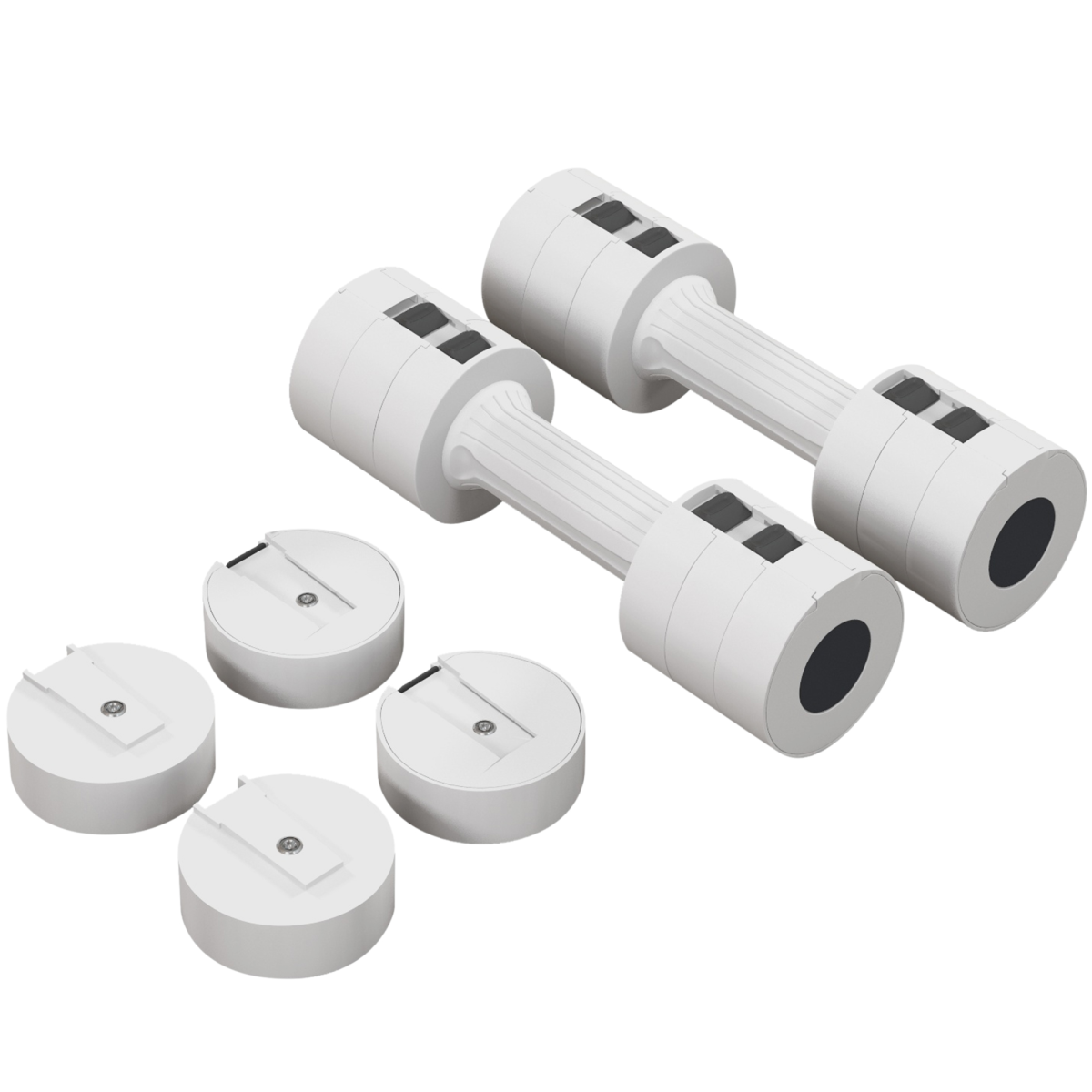 Adjustable Dumbbells Set – Fast Adjust, Compact, 2.5kg Pair - All Round Fitness