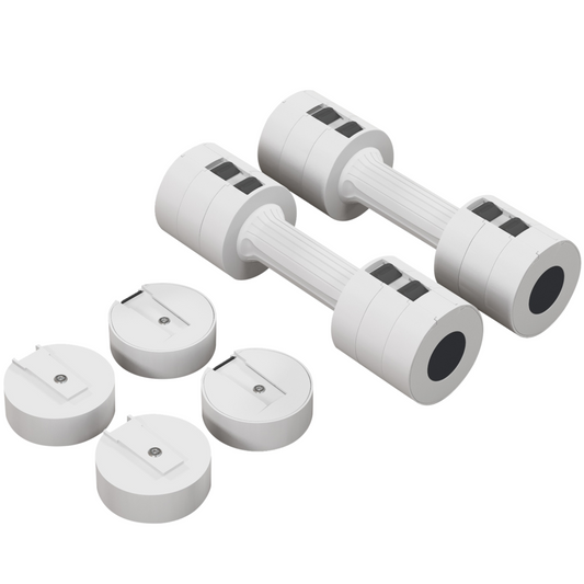 Adjustable Dumbbells Set – Fast Adjust, Compact, 2.5kg Pair - All Round Fitness