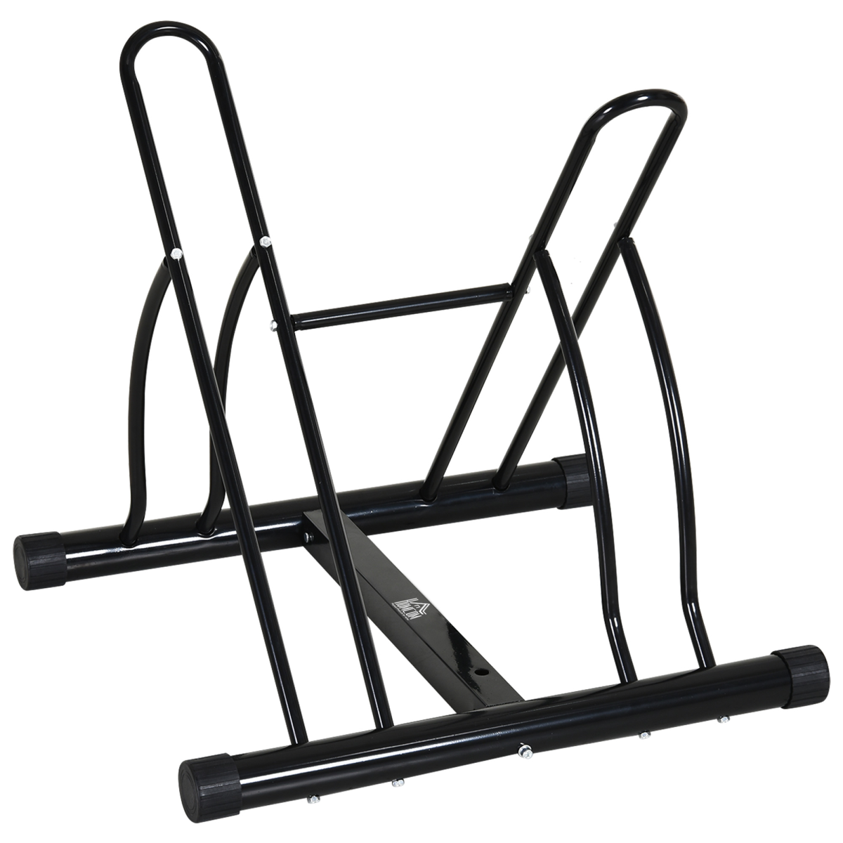 Versatile Reversible Steel Bike Rack with Protective Foot Caps - HOMCOM - All Round Fitness