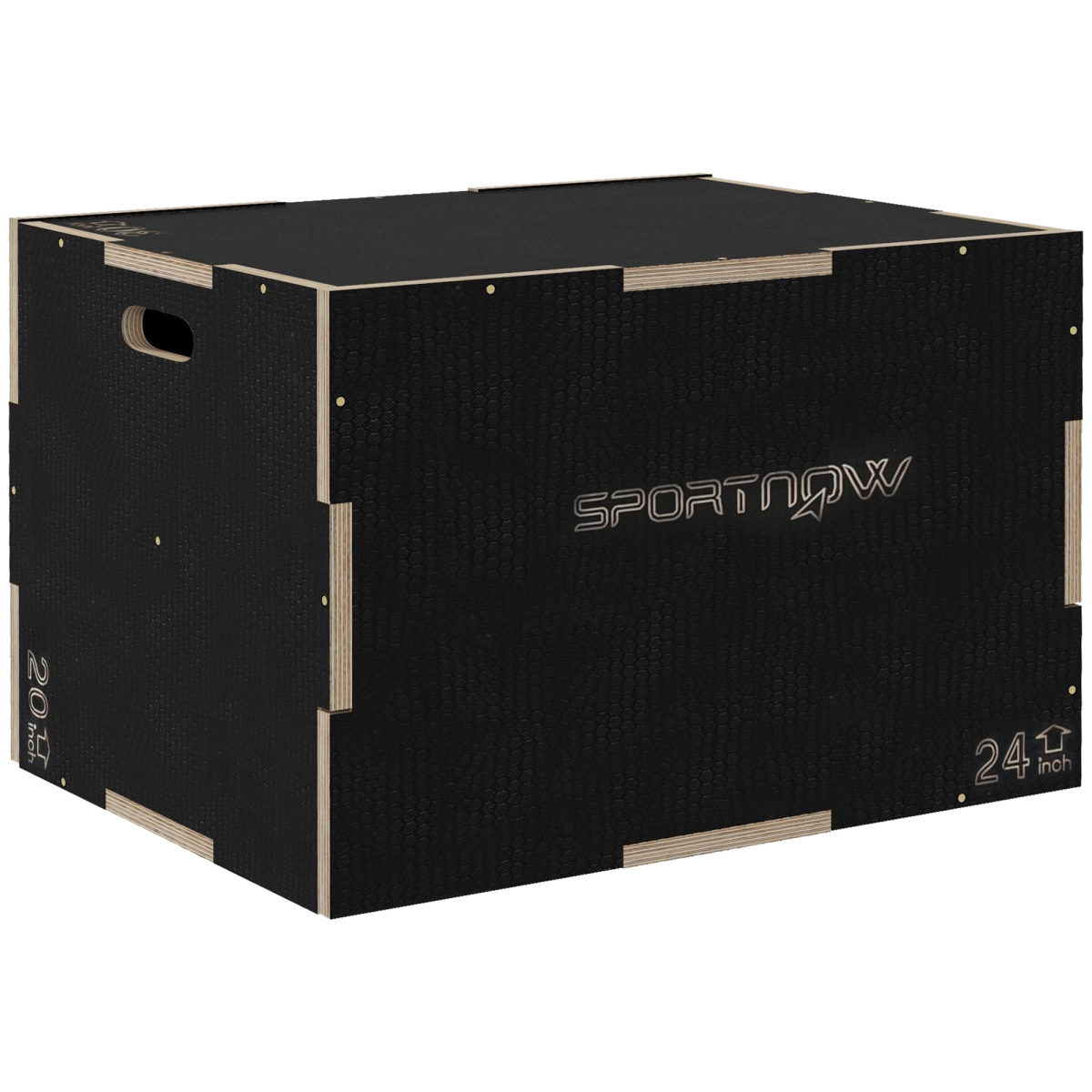 SPORTNOW Adjustable Plyometric Jump Box - Versatile Home Gym Essential - All Round Fitness