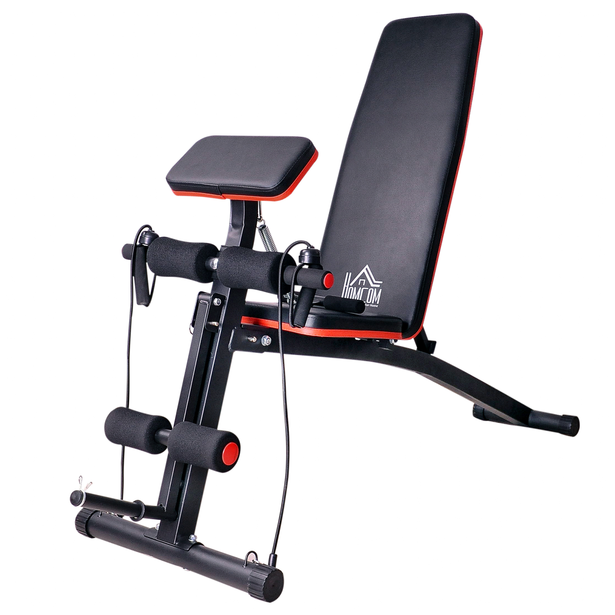 Versatile Foldable Dumbbell Bench - 7 Adjustable Incline Positions for Total Body Workout - All Round Fitness