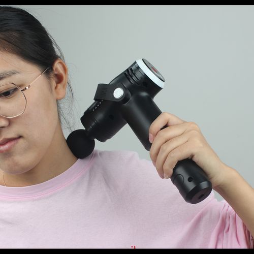 5-in-1 Deep Tissue Massage Gun with Interchangeable Heads & Rechargeable Battery
